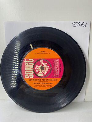 Let Me Love You/ Y Viva Espana by Sylvia 7  Vinyl Single