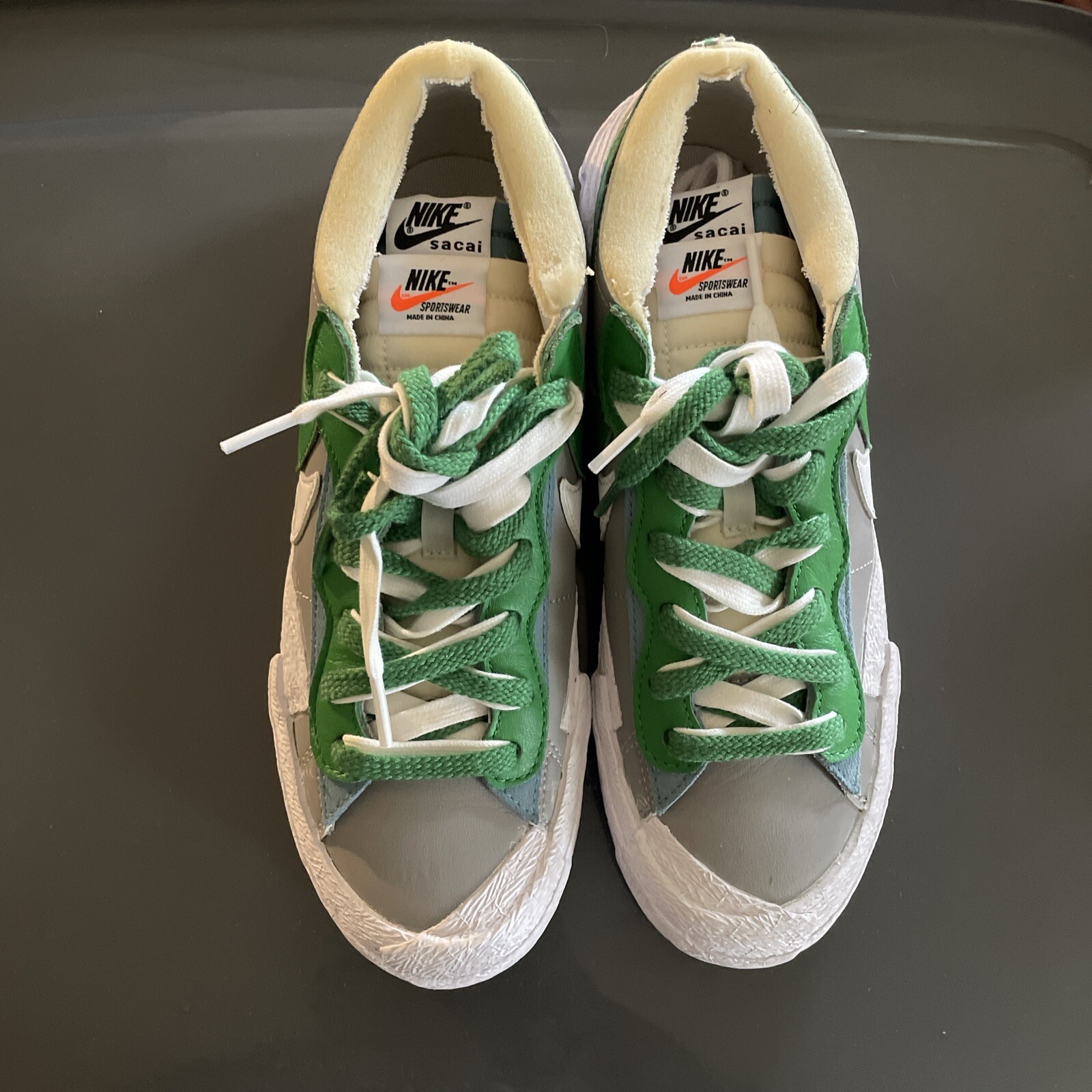 SACAI X NIKE Taglia 8 Nike Sacai x Blazer Low verde classico