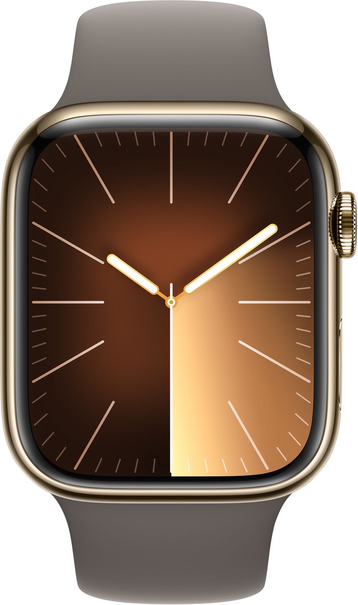 Apple Watch Gen 9 Series 9 Cell 45mm Gold Stainless Steel Apple Watch Gen 9 Series 9 Cell 45mm Gold Stainless Steel