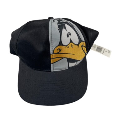 Vtg 90s Six Flags Daffy Duck Snapback Hat NWT Looney Tunes Warner Bros 1997 Cap