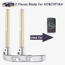 2 Uncut New Prox Insert Emergency Key Blank Blade for 2018 2019 2020 Land Rover