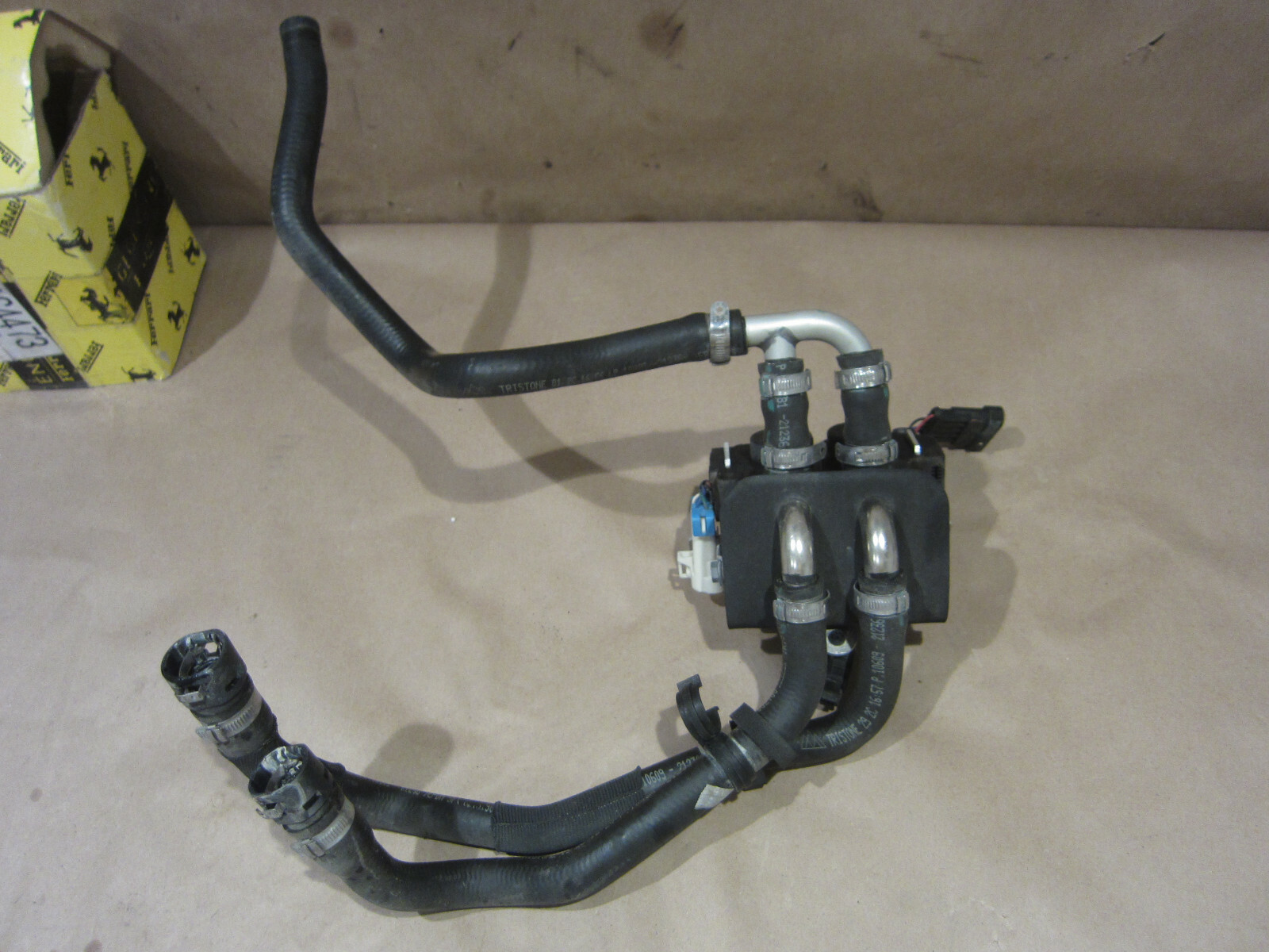 Ferrari 458 - TGK Valves For Evaporator Box W / Pipes - P/N 67635900 - 67444900