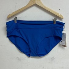 CALIA Women's Swim Collection Mid Rise Boy Short Royal Blue WSA23500 Brand New