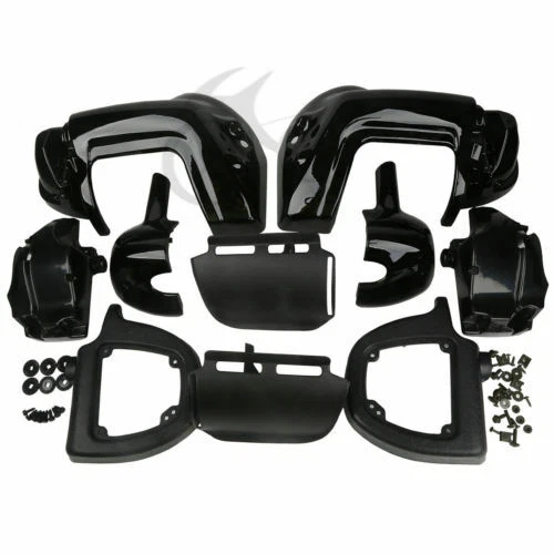 Lower Vented Leg Fairings Fit For Harley Touring Electra Glide FLHR FLTR 83-13 - Image 3 of 4