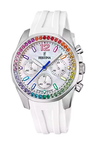 Festina Damen Chronograph Boyfriend Rainbow F20610-2-image
