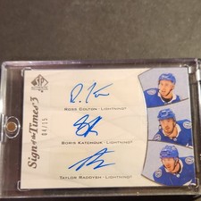 Upper Deck SP Authentic Sign of the Times 3 Auto #04/15 Lightning
