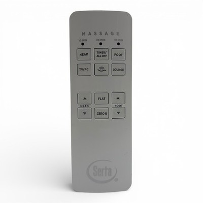 Serta Motion Perfect 2.0 Remote Control for adjustable bed 258B 75310