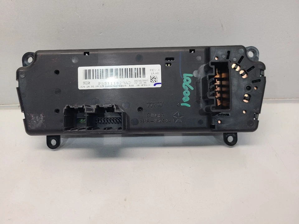 2008-09 Jeep Liberty Temperature Control - Manual W/ AC - Image 2 of 4