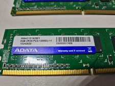 ADATA DDR3 SDRAM 8 GB Capacity per Module RAM 2 Modules for sale