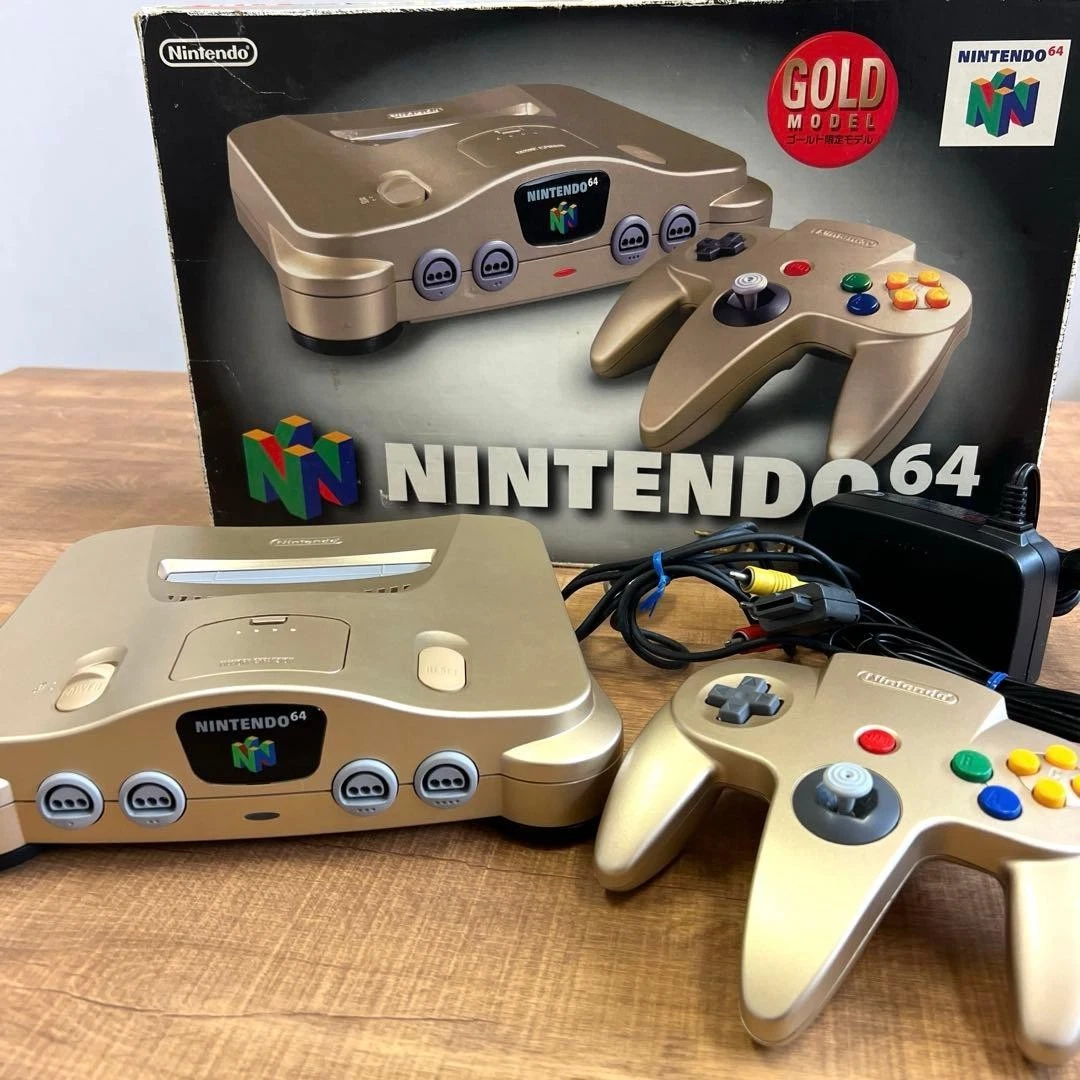 Nintendo 64 NTSC-J Gold Video Game Consoles for sale | eBay