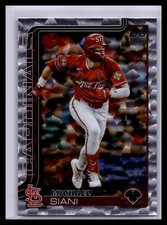 2025 Topps Silver Crackle Foilboard #289 Michael Siani