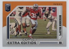 2025 Panini Donruss Elite Extra Edition Orange 84/199 Treveyon Henderson #17 6f5