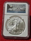 2014(S) American Silver Eagle ASE Dollar STRUCK AT SAN FRAN NGC MS 70 ER #T1292