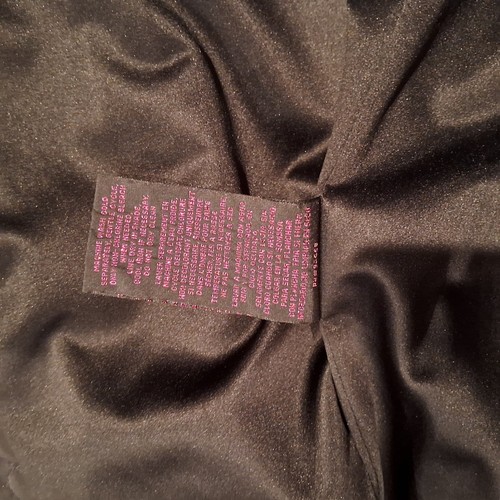 Womens Black Quilted Hearts Full Snap Down BETSEY JOHNSON Winter Coat Size Small - Picture 22 of 24