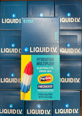 Liquid IV  Firecracker Popsicle Hydration Multiplier - 96 sticks