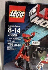 Brand New NIB Lego 70809 The Lego Movie Lord Business Evil Lair Minifigures