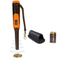 Updating Fully Waterproof Pinpointing Metal Detector LCD Display High Sensiti...