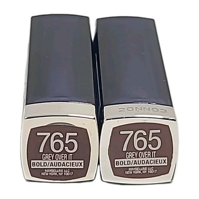 2 × '' GREY OVER IT '' Maybelline Color Sensational The Loaded Bolds Lip Color 765