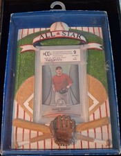 Mike Trout 2010 Bowman Platinum Thick Stock Refractor ( #108/#999 ) #PP5 BCCG 9