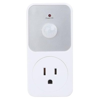 Motion Detection Sensor Power Socket Switch 110V 1800w Security Garage Light PIR