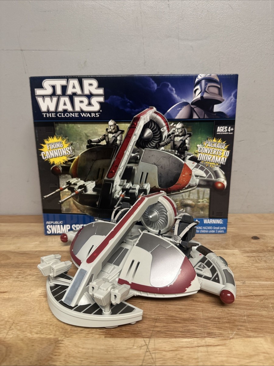 Star Wars The Clone Wars Republic Swamp Speeder - Missing Missiles