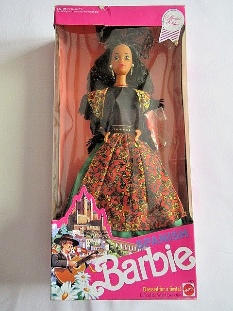 Barbie 4963 Spanish Poupée de Collection Édition Spéciale Fiesta pour Passionnés Mattel
