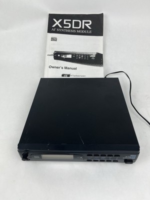 KORG X5DR AI2 Synthesizer Module w/ AC Adapter & Manual (See Photos)