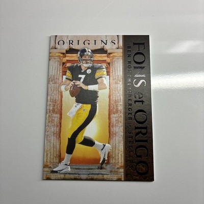 2025 Panini Origins Ben Roethlisberger Fons Et Origo Case Hit SSP Steelers