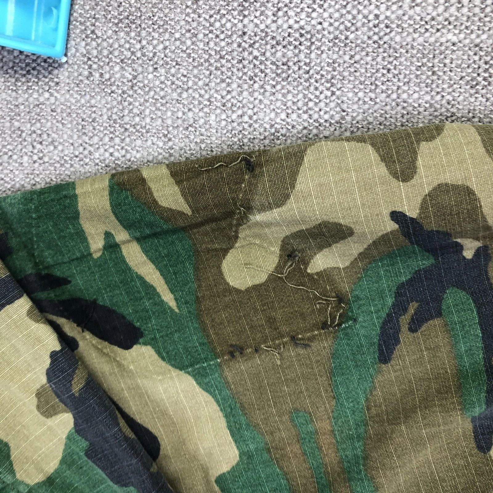 Vintage Ball Play Enterprises Coat Mens M Woodland Camo Hot Weather USA 80s - product detail image 2