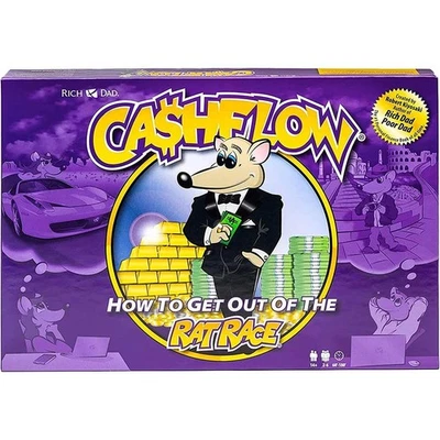 Investing Board Game, CASHFLOW - Rich Dad 2-6 Players Ages 14+