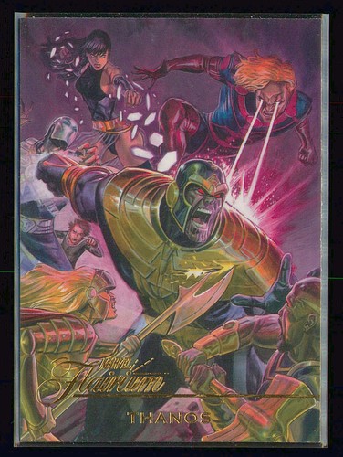 Thanos [Artist Autograph] #FT-20 Marvel 2023 Flair Flairium card