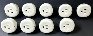 Lot of 9 WiFi Smart Plugs MOKO YX-WS01A Alexa Google Smart Life Outlet 10A