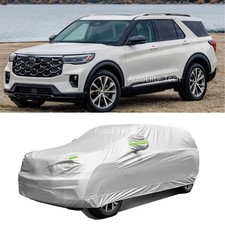 Car Cover Outdoor Dust Sun Waterproof Breathable Protection For Ford Explorer