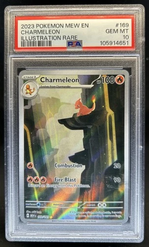 2023 Pokemon SV 151 Charmeleon Illustration Rare #169/165 PSA 10 GEM MINT