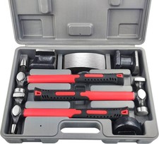7pcs Auto Body Repair Hammer And Dolly Set Car Dent Repair Tool Kit