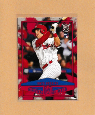 2018 Topps Big League - Rhys Hoskins #MI-5 Ministers of Mash RC Phillies