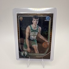 2025-26 Bowman Basketball Chrome #BCV-28 Hugo Gonzalez Reptilian Refractor RC