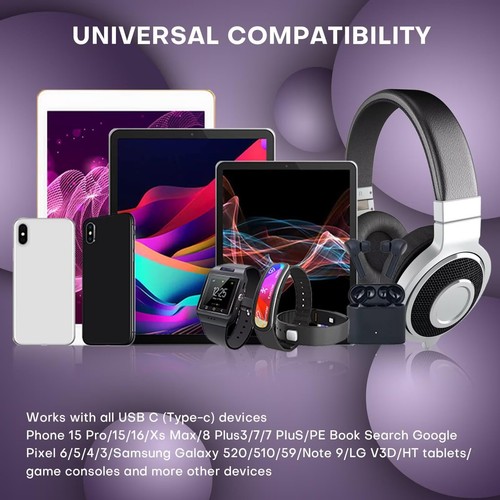 USB C Magnetadapter 240W [4er Pack], kann Typ C Kabel in rechtwinklige Mag... - Bild 7 von 7