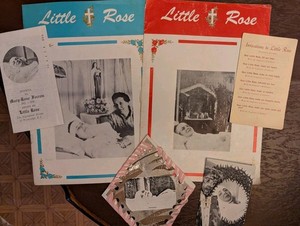 Little Rose Ferron rare 6 Ct vintage Prayer Lot priest estate
