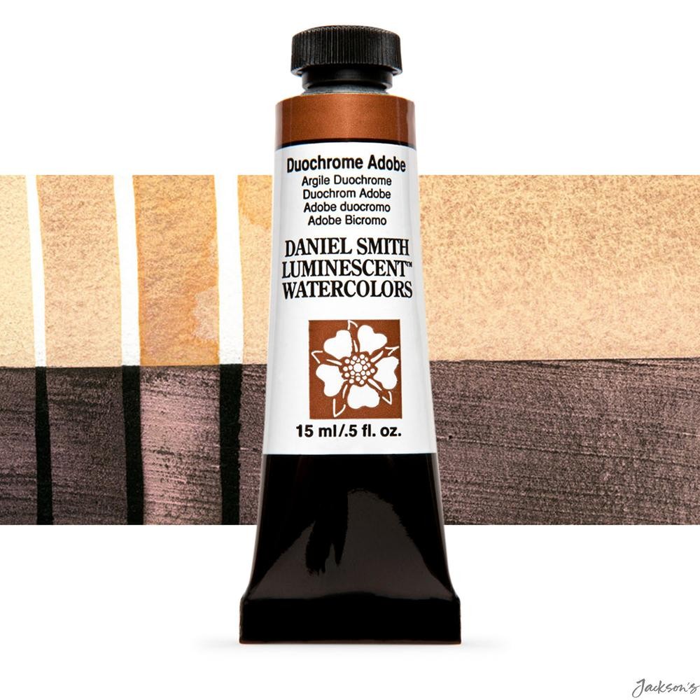 Daniel Smith Luminescent Watercolour Paint Metal Oxides 15ml Duochrome Adobe ...