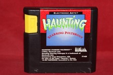 Haunting Starring Polterguy (Sega Genesis, 1993) Authentic Game Cartridge