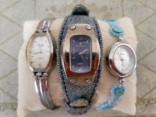 Womans Vtg Watch Lot of 3 Celebrity Acuet Xtime Working New Batteries