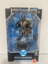 McFarlane DC Multiverse Justice League Movie CYBORG w Face Shield Action Figure