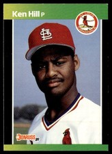 1989 Donruss Ken Hill Rookie St. Louis Cardinals #536