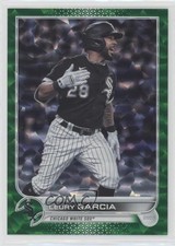 2022 Topps Series 2 Green Foilboard 185/499 Leury Garcia #348 0lc5