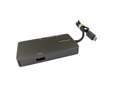 StarTech DKT30CHVPD2 USB-C 4K Mini Reise-Dockingstation mit 100W PD 