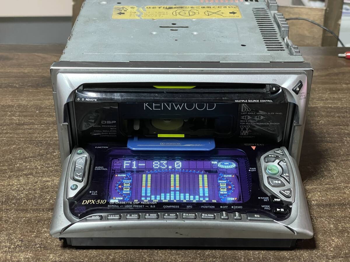 Kenwood DPX-510 2DIN CD Cassette Deck Player Tested | eBay