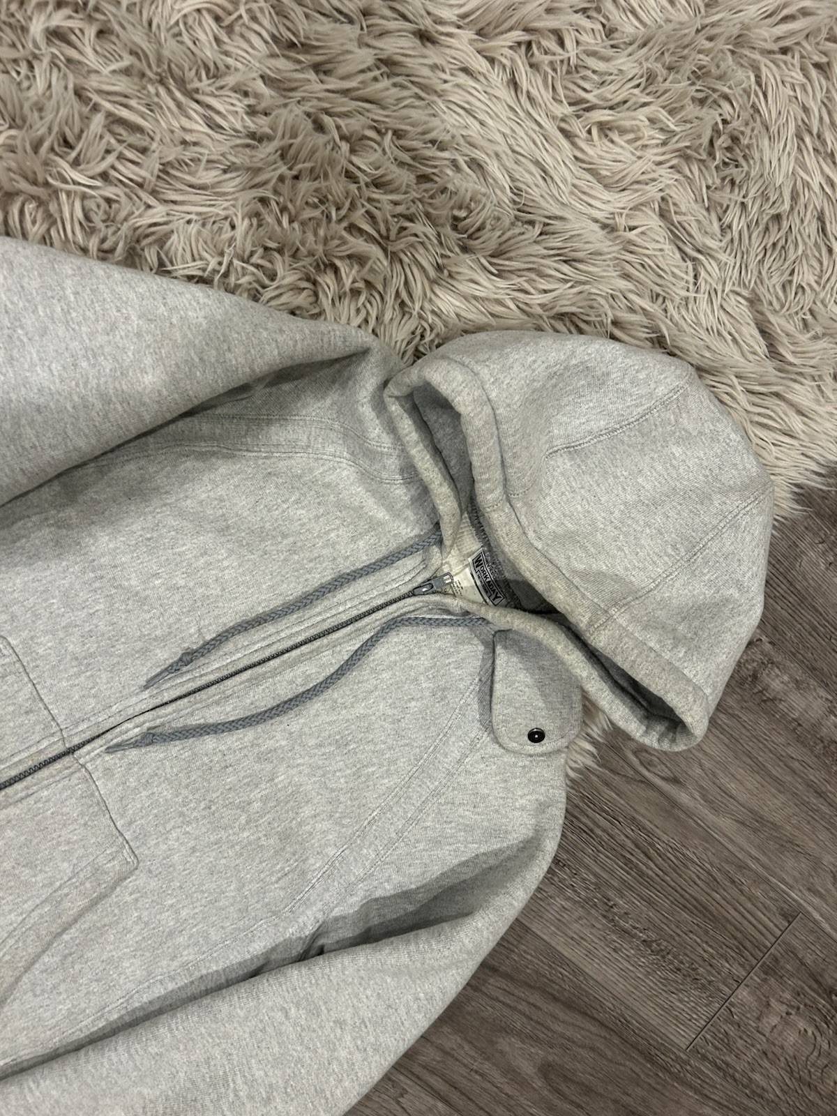 Engineered Garments Workaday Gray Heavy Cotton Sw… - image 1