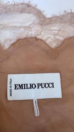 MINIVESTIDO EMILIO PUCCI BEIGE ENCAJE US8 IT42 - Imagen 6 de 10