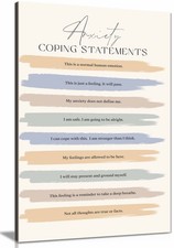 Anxietycope Framed Canvas Print, Pictures for Home Walls Decor